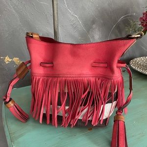 COPY - Authentic Burberry Fringe Crossbody